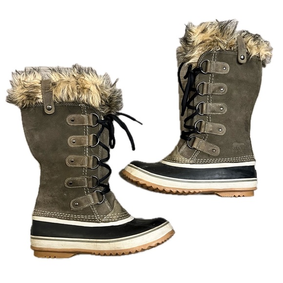 Sorel Joan of the Arctic Winter Duck Boots fur insulated warm cozy - Picture 2 of 13